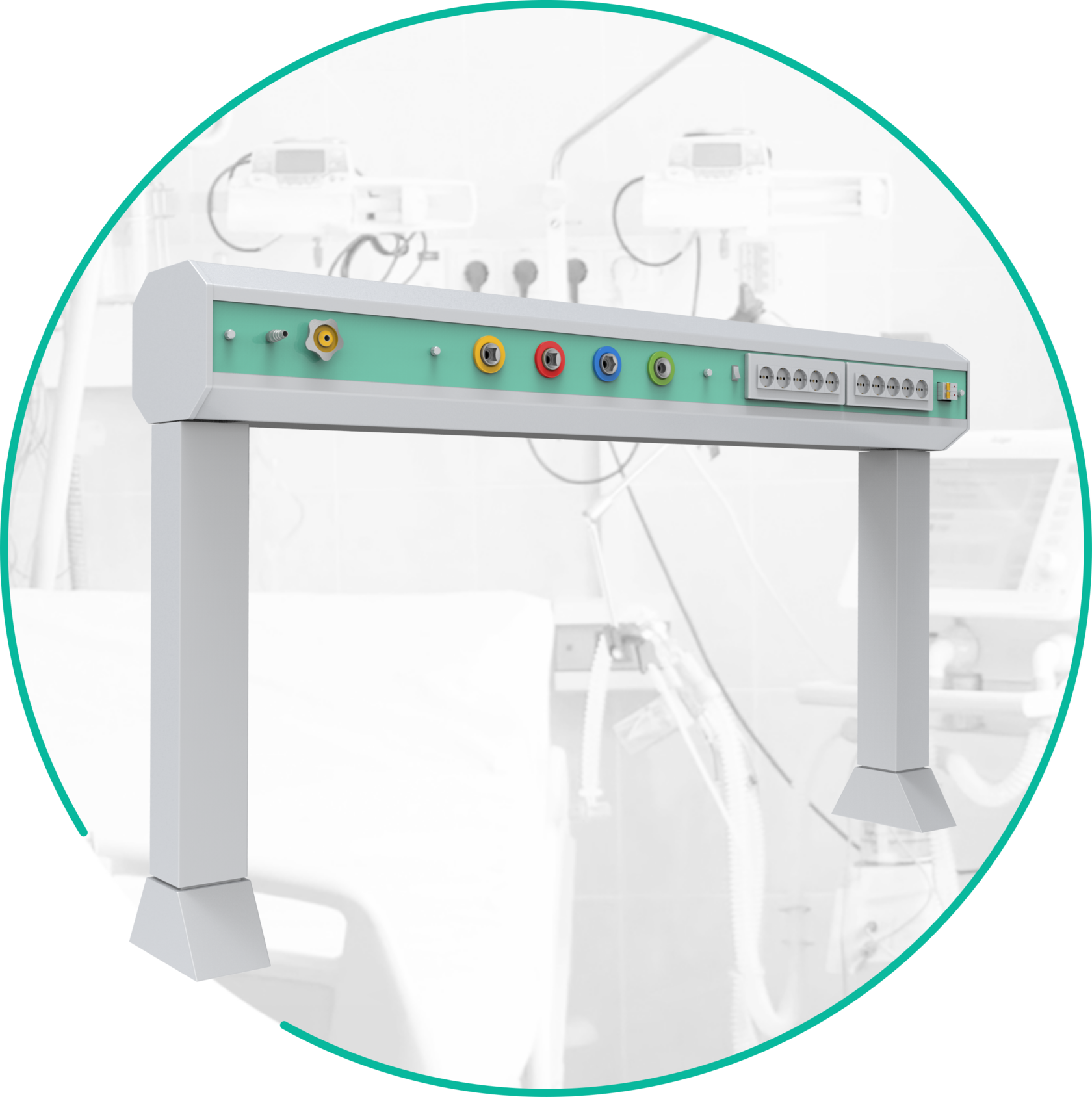 VITA реанимационная на опорах - изображение №2