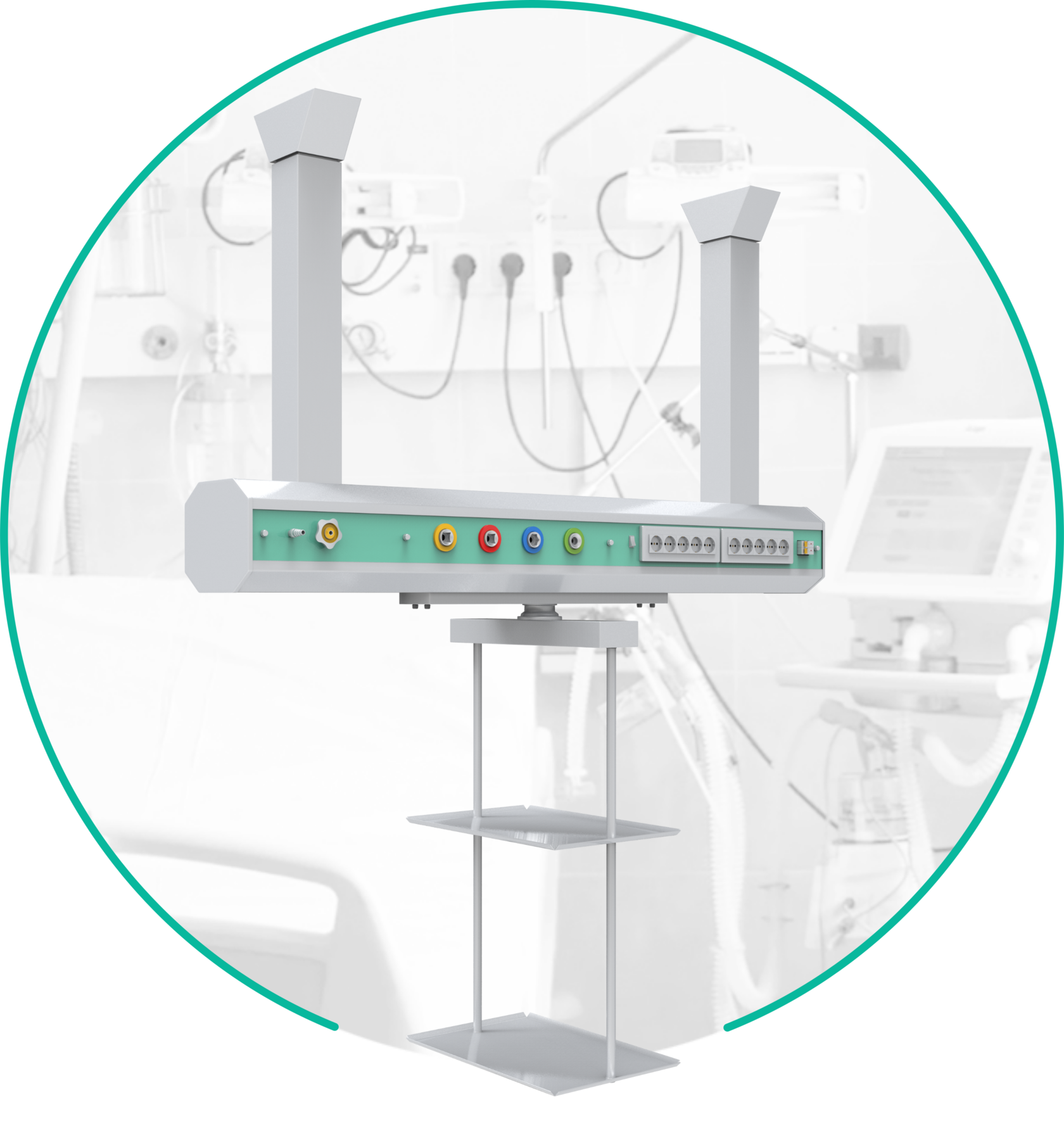 VITA потолочная реанимационная неподвижная типа "Мост" - изображение №2