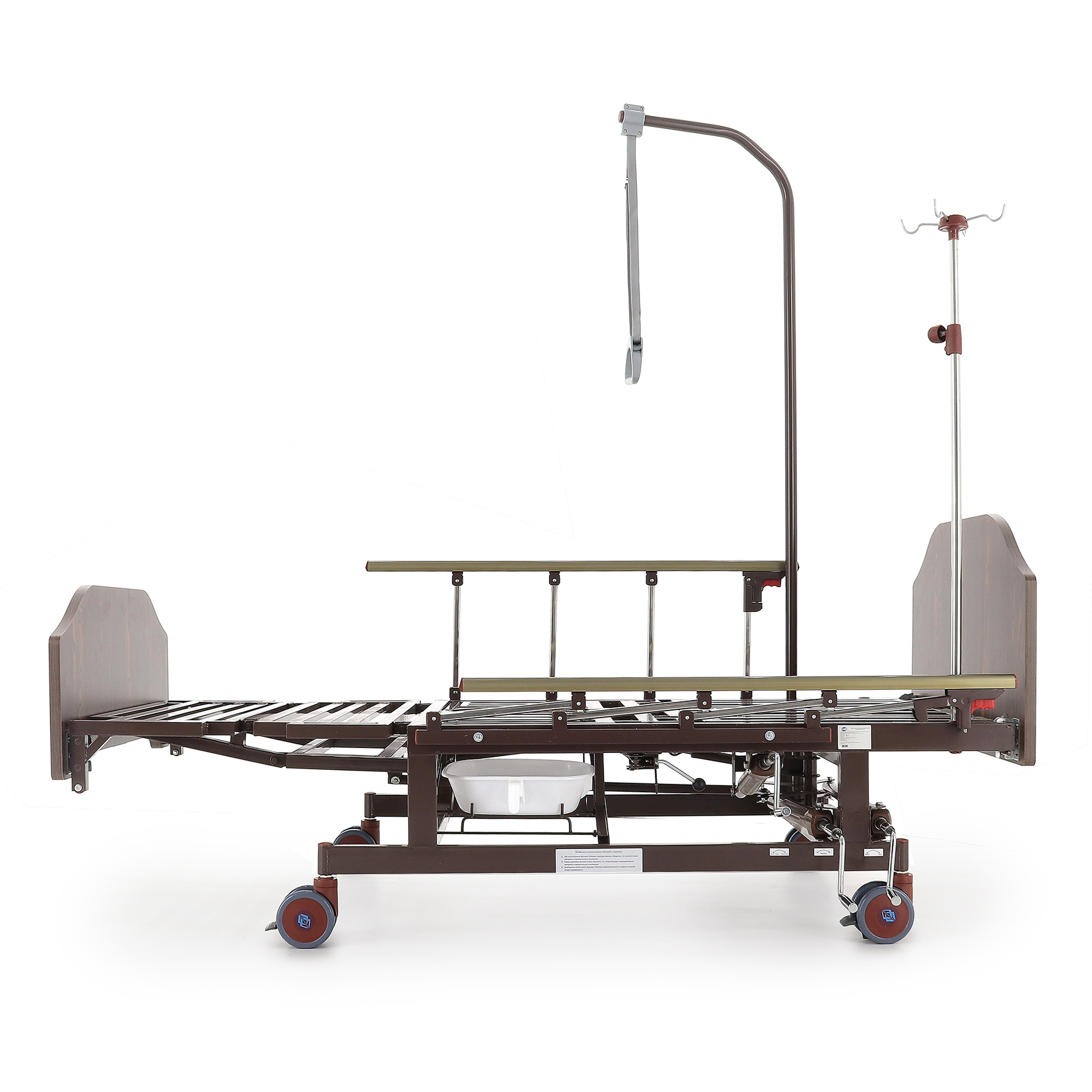 Med-Mos Е-45А (ММ-5124Н-10) с боковым переворачиванием, туалетным устройством и функцией «кардиокресло» - изображение №30