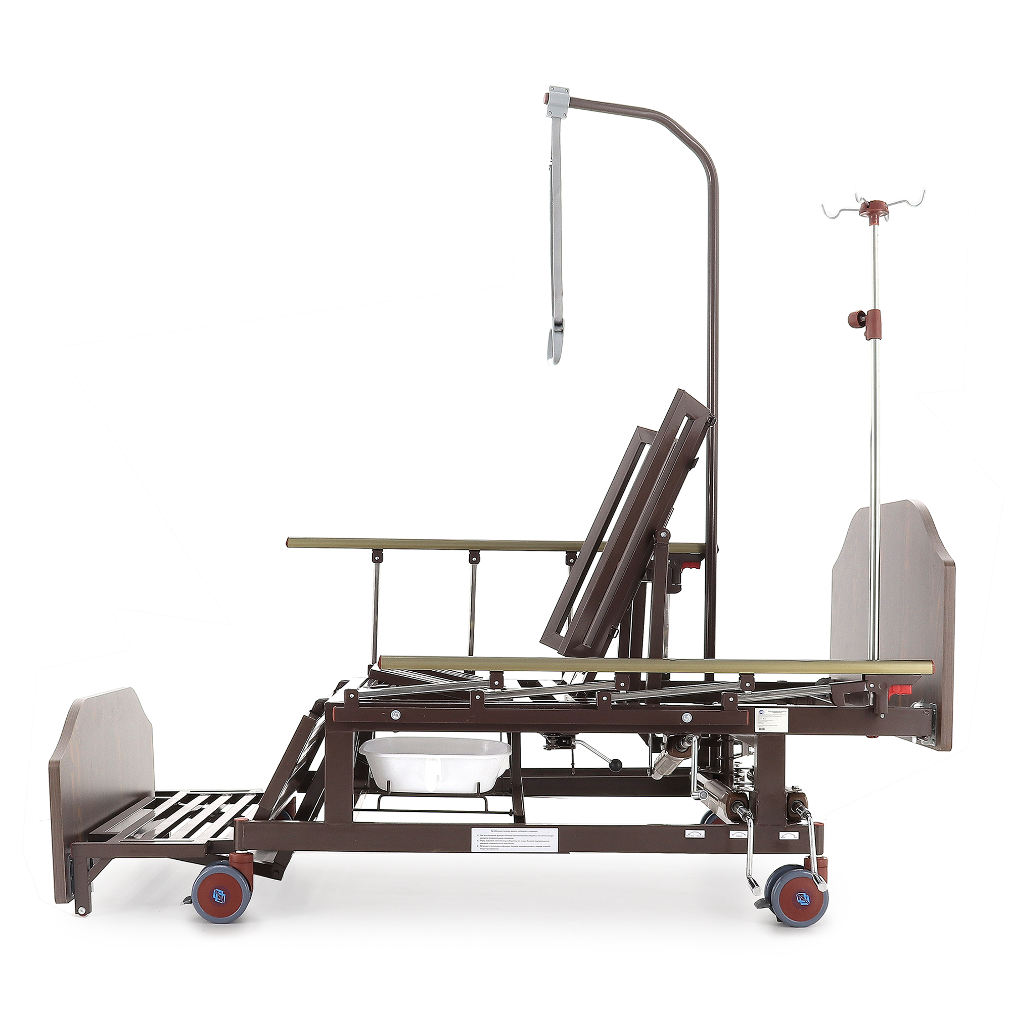 Med-Mos Е-45А (ММ-5124Н-10) с боковым переворачиванием, туалетным устройством и функцией «кардиокресло» - изображение №29