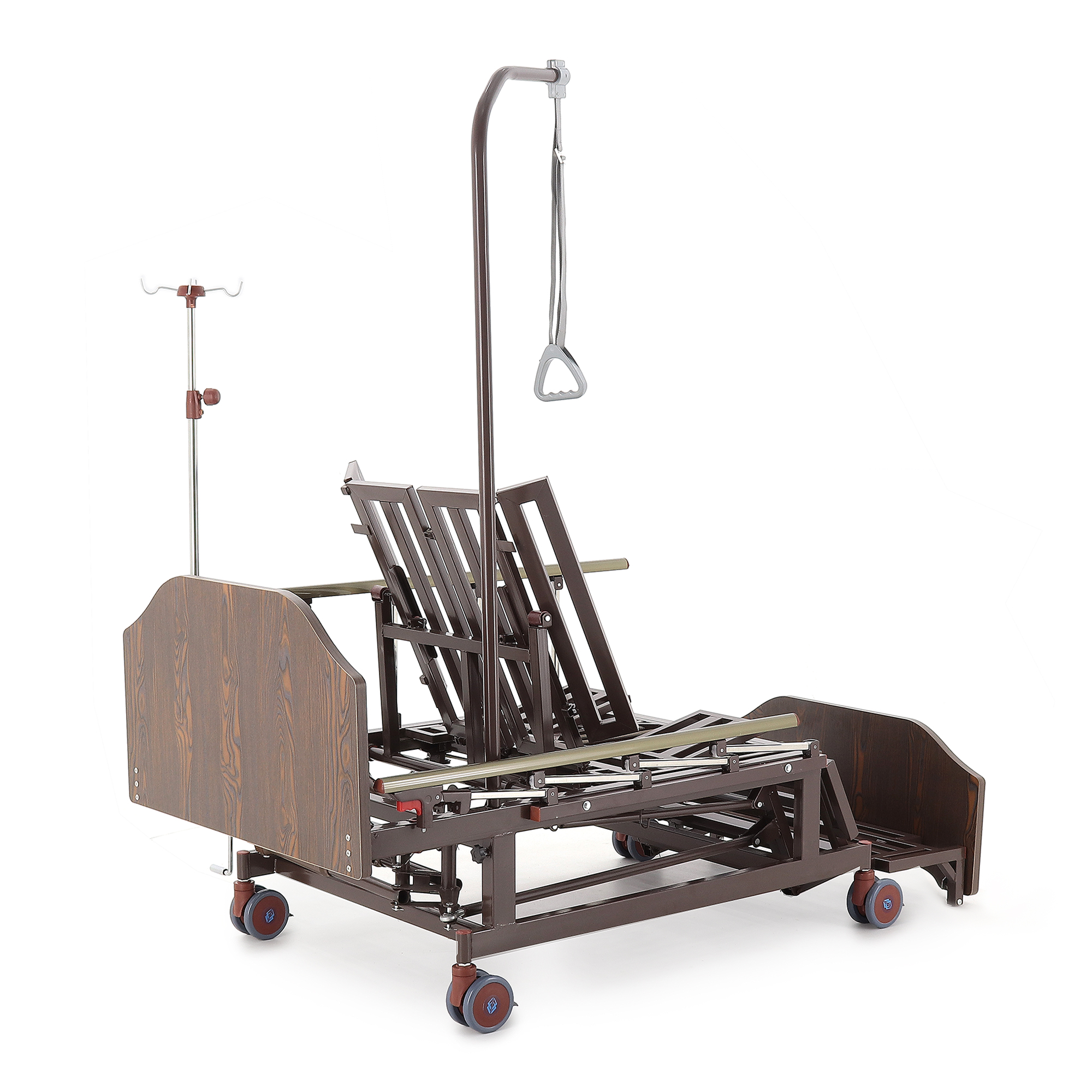 Med-Mos Е-45А (ММ-5124Н-10) с боковым переворачиванием, туалетным устройством и функцией «кардиокресло» - изображение №4