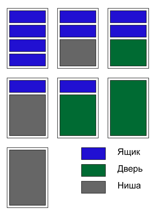 Электра однотумбовый 4 ящика СИА-01(М) - 4 ящика - изображение №2