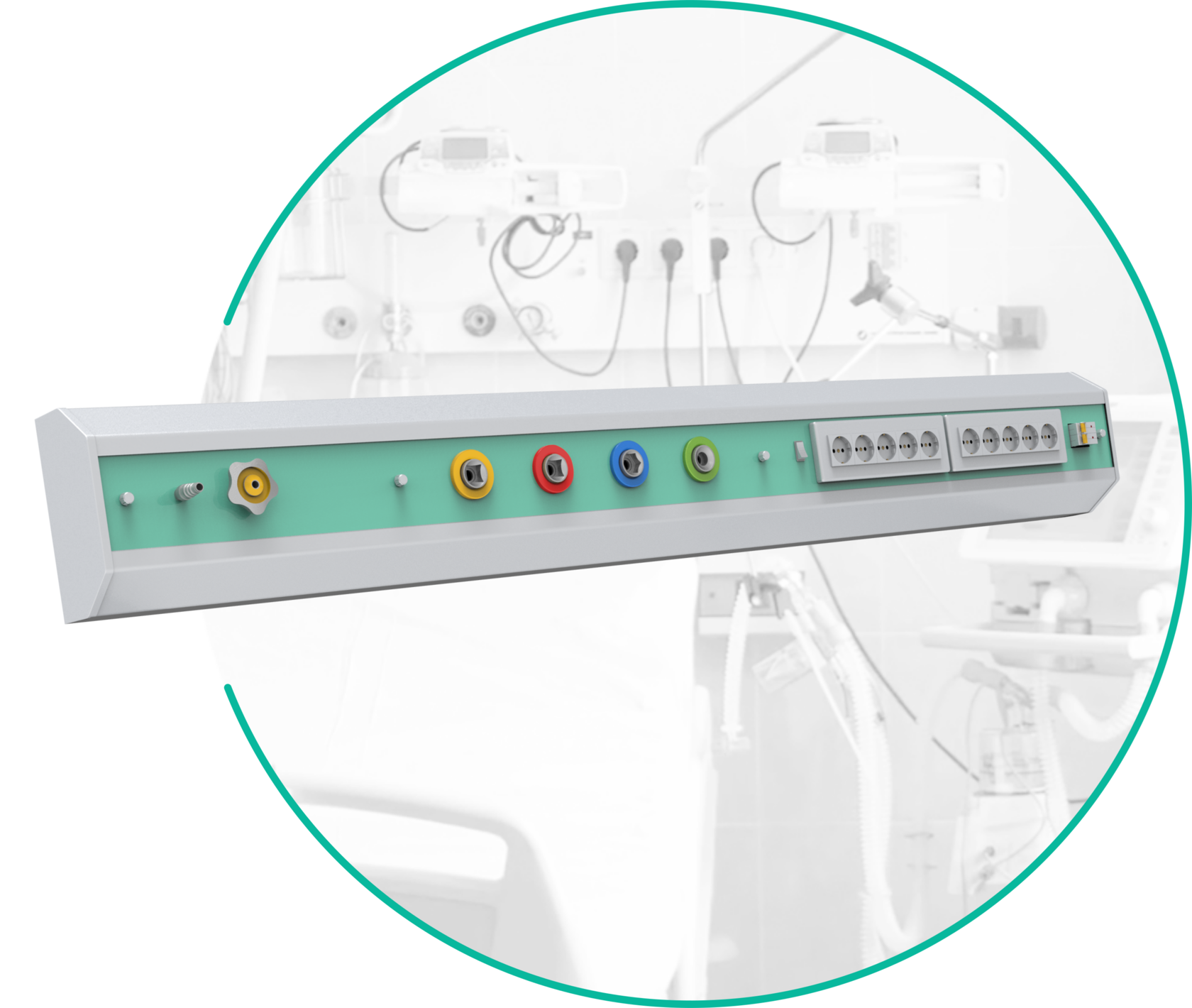 VITA настенная реанимационная однорядная от 800 мм до 2000 мм - изображение №2
