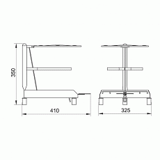 Электра под нерж. ведро 10 л в компл. с ведром П-01-ВН