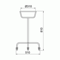Электра под нерж. таз 6,5 л высокая в компл. с тазом ПТбо 6,5-01 (1)