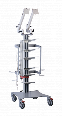 ЭФА-М (с колесной платформой, креплениями для баллона и поворотным кронштейном для монитора)