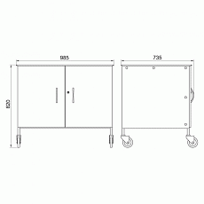 Электра с двумя дверцами СИА-01 (2Д)