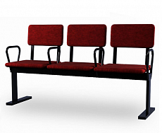 Секция 3-х, 4-х местная с подлокотниками