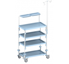 Медицинские столики и тележки ТЭ-4-01-"КРОНТ"