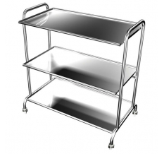 Медицинские столики и тележки Электра 3 полки СИя4 3-01 (3М-0)