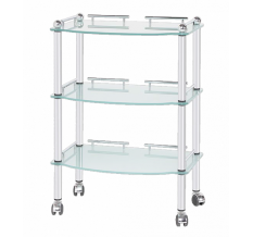 Столы-тележки Пластэк-Техник «ST-3», стеклянный