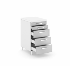 Медицинские тумбы ТМ-10 ( 5 ящиков)