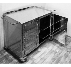 Медицинские столы Электра 4 ящика и дверца СИА-01 - 4 ящика