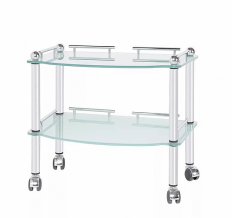 Столы-тележки Пластэк-Техник «ST-2», стеклянный