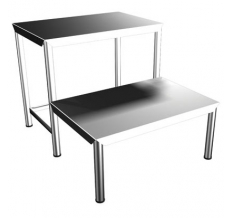 Медицинские подставки Электра хирургическая двухступенчатая (нерж. сталь) ПП-02 (Н)