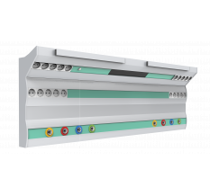 Консоли VITA настенная реанимационная двухрядная от 800 мм до 1600 мм