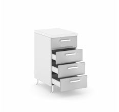 Медицинские тумбы ТМ-8 (4 ящика)