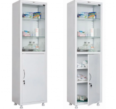Медицинские шкафы Hilfe МД 1 1657/ SG, SS