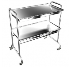 Медицинские столики и тележки Электра 2 полки, 4ящика СИя4 3-01 (2М-4)