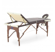 Массажные столы Med-Mos JF-AY01 3-х секционный (темная рама)