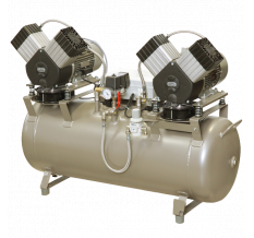 Стоматологические компрессоры DK50 2x2V/110, DK50 2x2V/110 S, DK50 2x2V/110 /M, DK50 2x2V/110 S/M